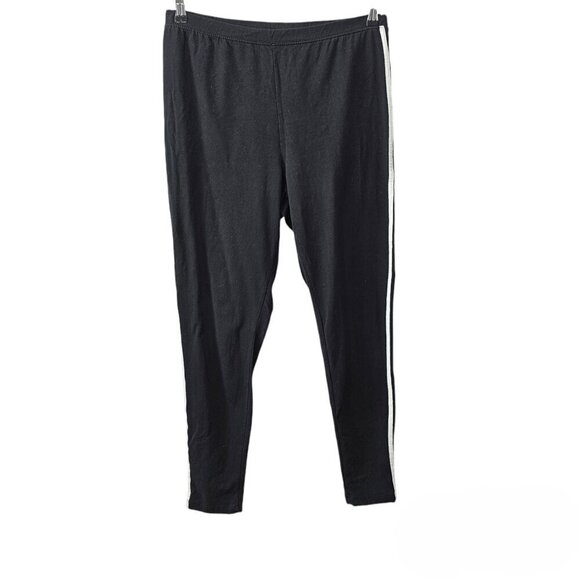 💎261 Woman Within Cotton Pull On Track Pants - Picture 1 of 7